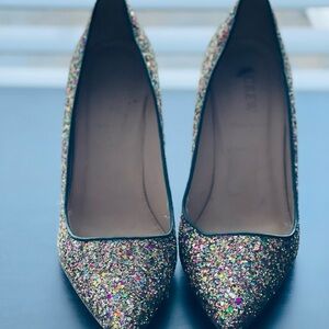 J. Crew Women's Sparkling Glitter Heels - Multicolor
